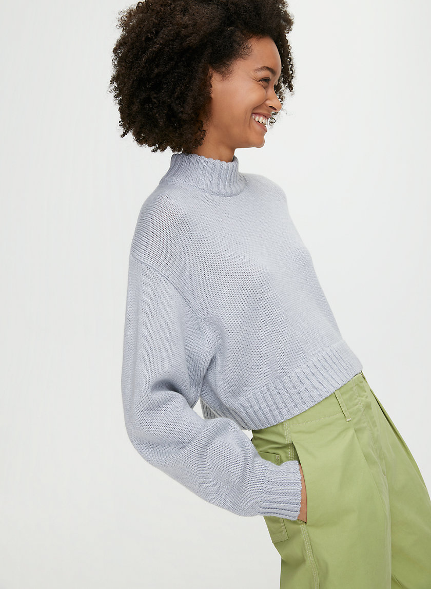 HEINEN SWEATER - Cropped, high-neck sweater HEINEN SWEATER - Cropped, high-neck sweater