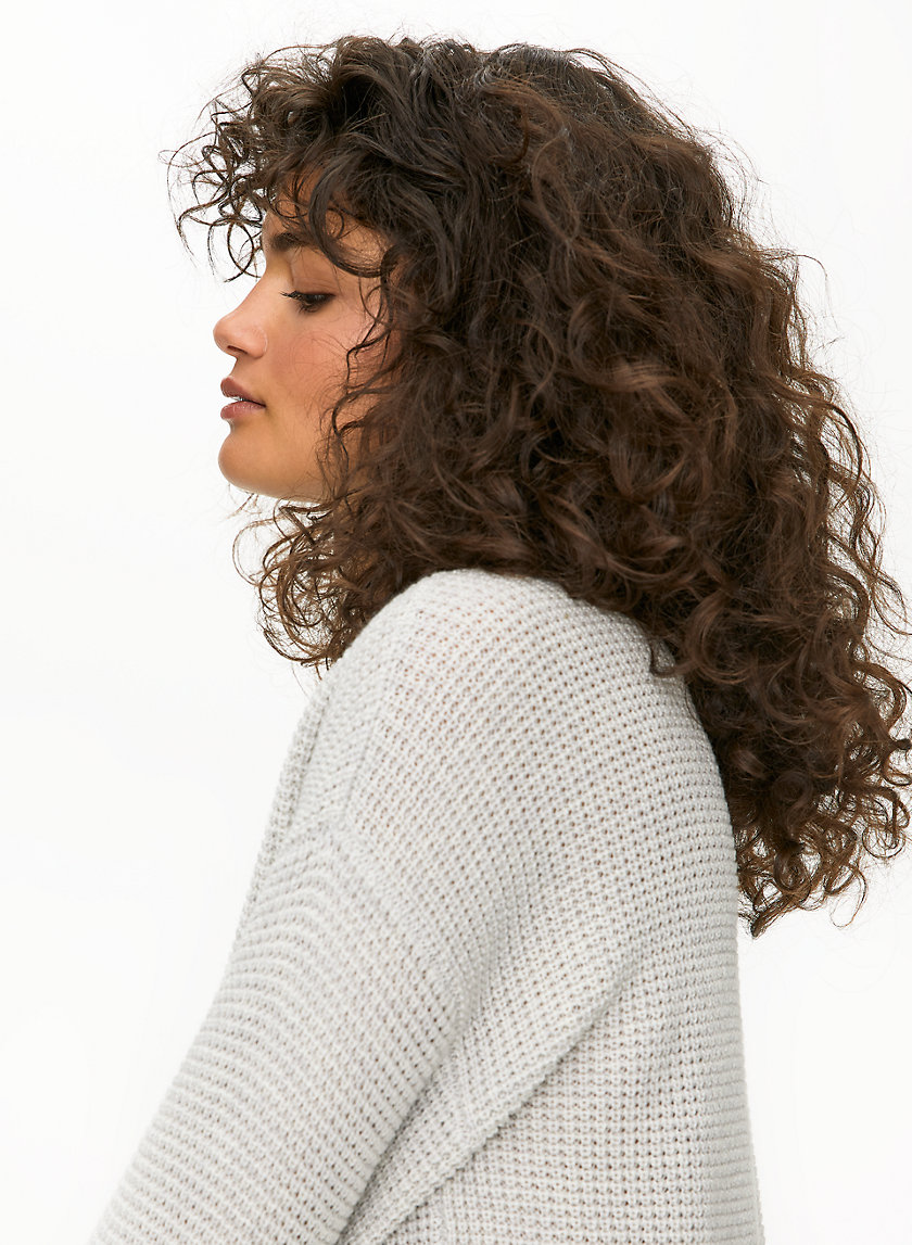 ISABELLI SWEATER - Waffle-knit crewneck sweater ISABELLI SWEATER - Waffle-knit crewneck sweater