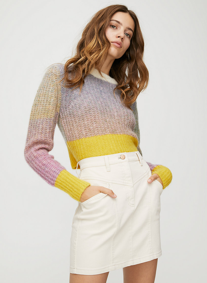 LANEY SWEATER - Cropped long-sleeve sweater LANEY SWEATER - Cropped long-sleeve sweater