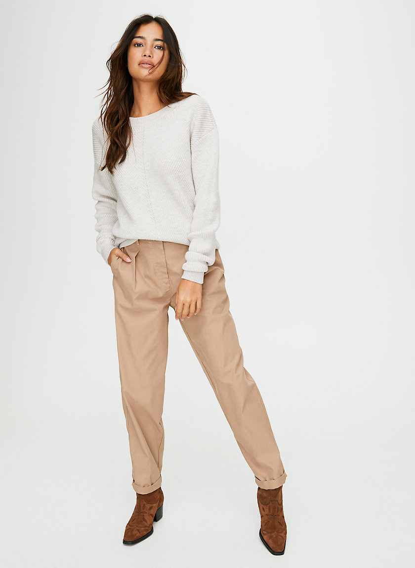 ISABELLI SWEATER - Chevron merino wool sweater ISABELLI SWEATER - Chevron merino wool sweater