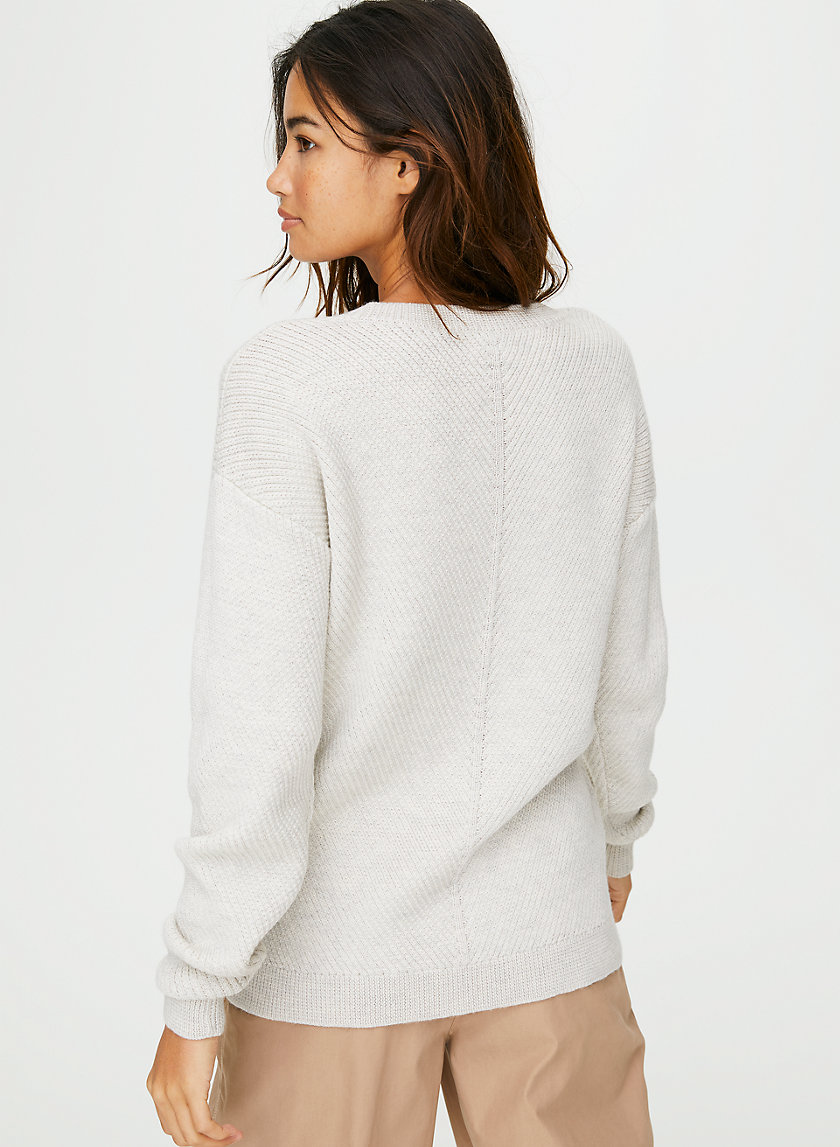 ISABELLI SWEATER - Chevron merino wool sweater ISABELLI SWEATER - Chevron merino wool sweater