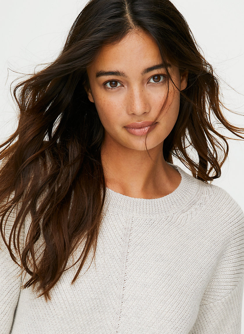 ISABELLI SWEATER - Chevron merino wool sweater ISABELLI SWEATER - Chevron merino wool sweater