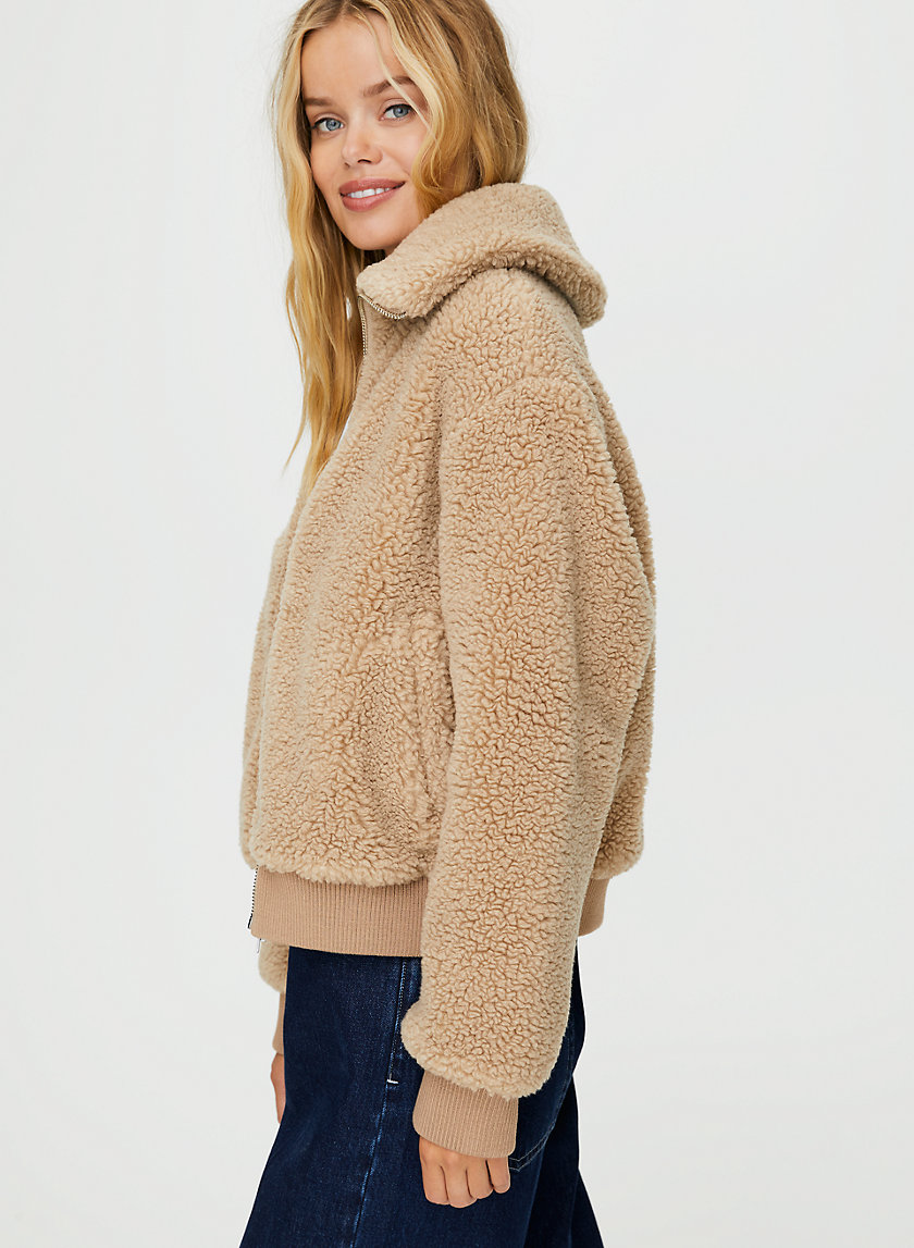 TEDDY BOMBER JACKET - Sherpa bomber jacket TEDDY BOMBER JACKET - Sherpa bomber jacket