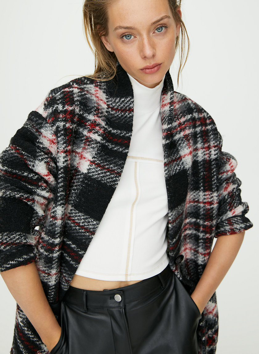 OFF-DUTY JACKET - Plaid cocoon jacket OFF-DUTY JACKET - Plaid cocoon jacket