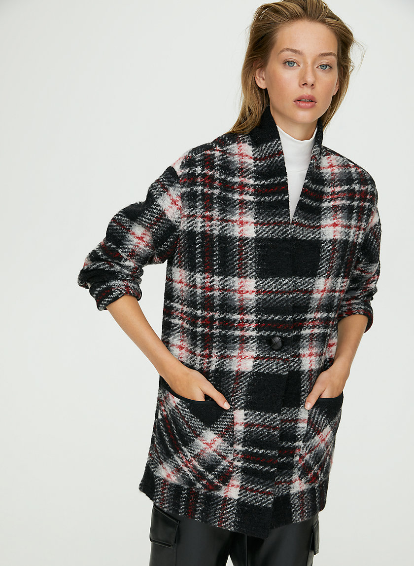 OFF-DUTY JACKET - Plaid cocoon jacket OFF-DUTY JACKET - Plaid cocoon jacket