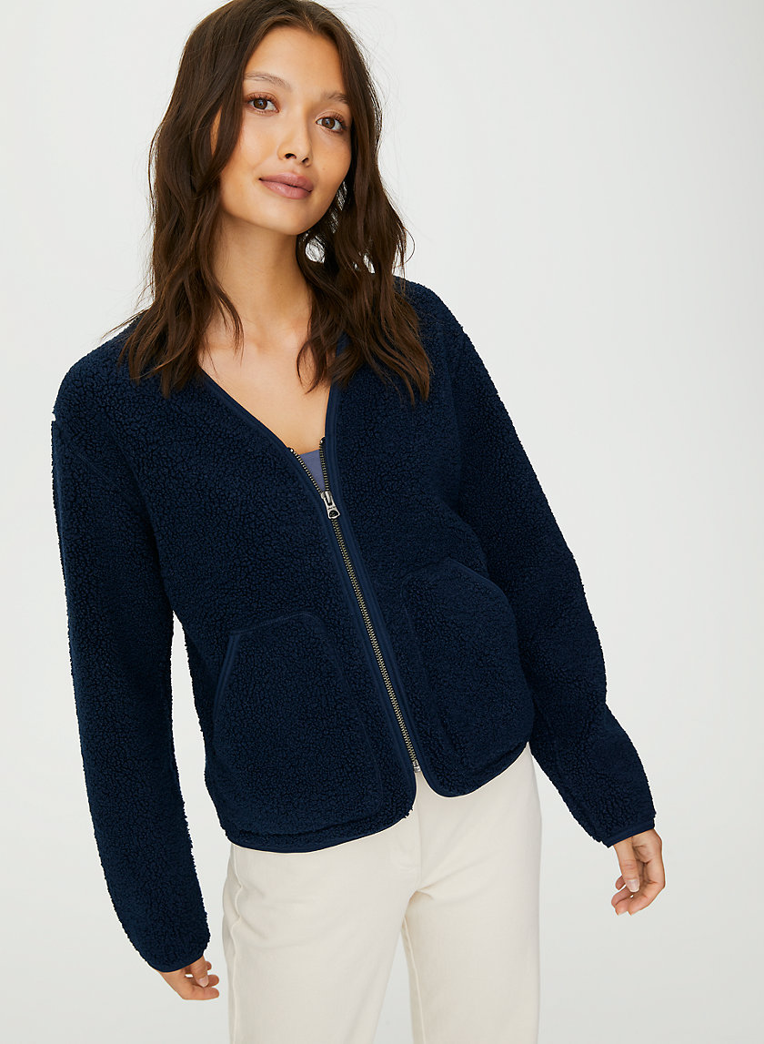 SHORT SHERPA LINER JACKET - Sherpa sweater jacket SHORT SHERPA LINER JACKET - Sherpa sweater jacket