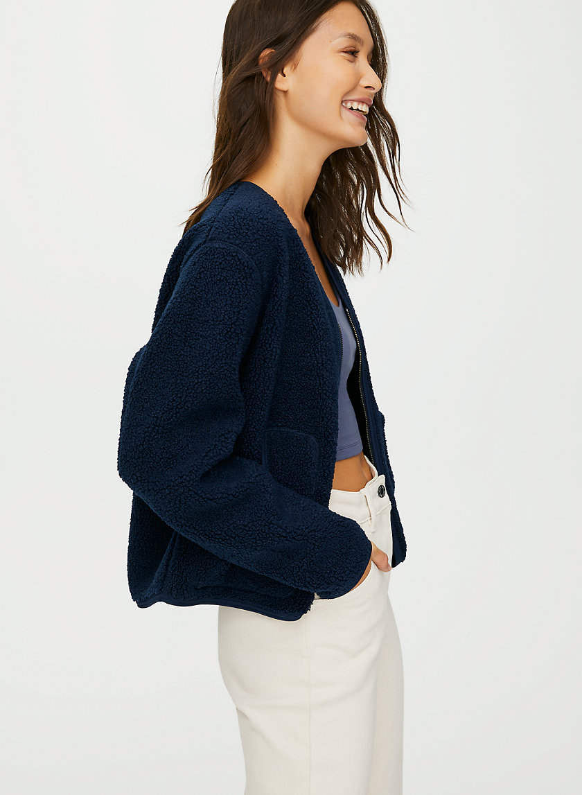 SHORT SHERPA LINER JACKET - Sherpa sweater jacket SHORT SHERPA LINER JACKET - Sherpa sweater jacket