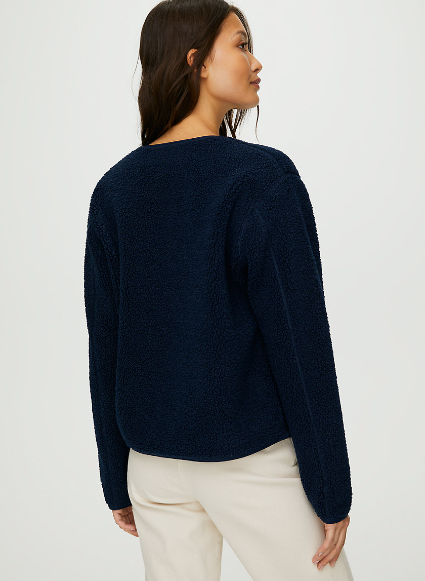 SHORT SHERPA LINER JACKET - Sherpa sweater jacket SHORT SHERPA LINER JACKET - Sherpa sweater jacket