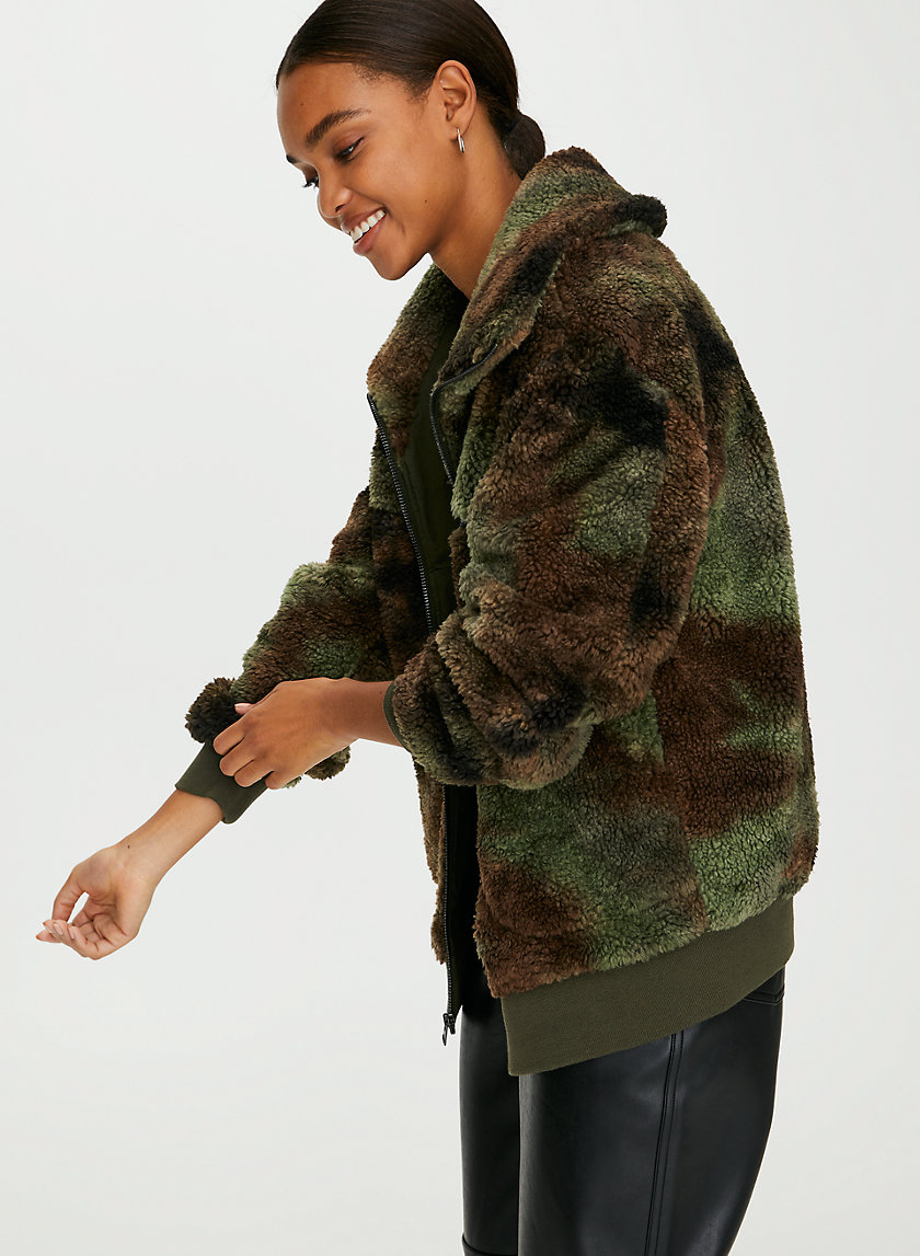 THE TEDDY JACKET - Tie-dye sherpa jacket THE TEDDY JACKET - Tie-dye sherpa jacket