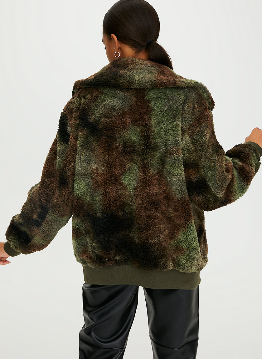 THE TEDDY JACKET - Tie-dye sherpa jacket THE TEDDY JACKET - Tie-dye sherpa jacket