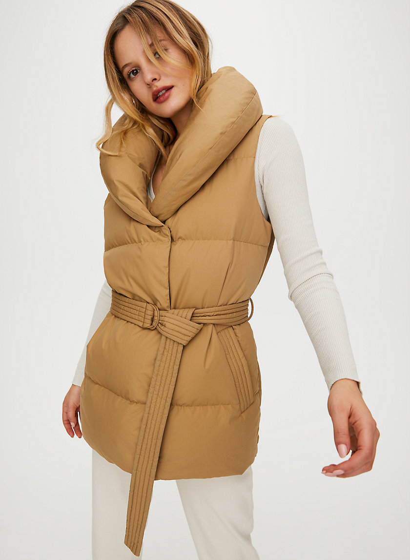 ALTA VEST - Belted, goose-down puffer vest ALTA VEST - Belted, goose-down puffer vest