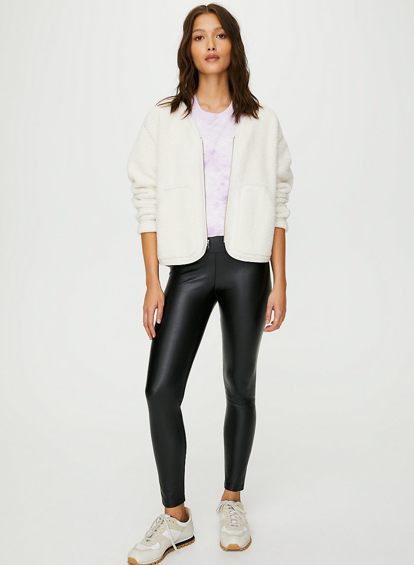 DARIA ANKLE PANT - Cropped, faux-leather legging DARIA ANKLE PANT - Cropped, faux-leather legging