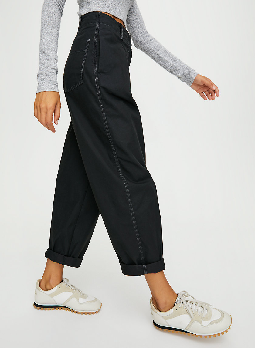 DAY-OFF PANT - Relaxed high-waisted pant DAY-OFF PANT - Relaxed high-waisted pant
