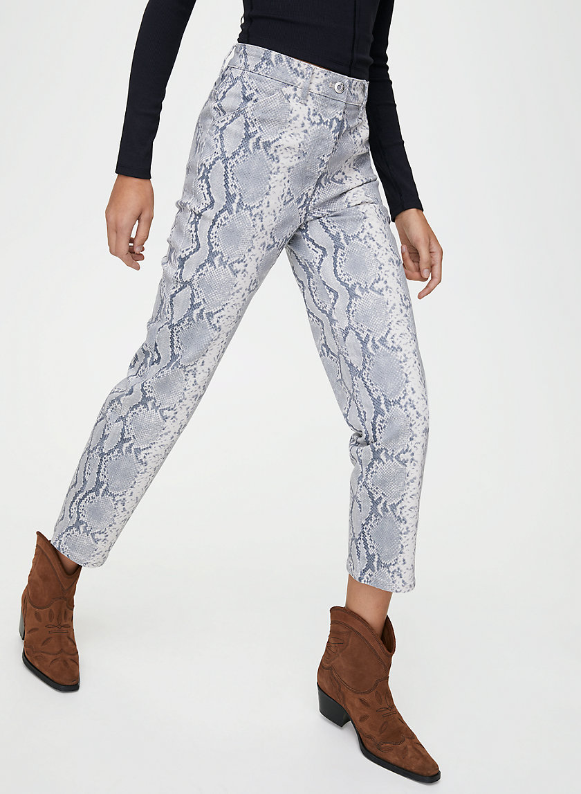 KELSEY PANT - Snake print utility pant KELSEY PANT - Snake print utility pant