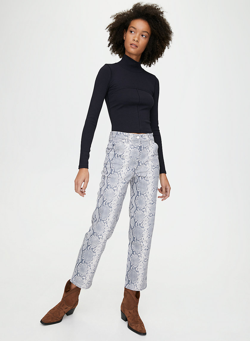 KELSEY PANT - Snake print utility pant KELSEY PANT - Snake print utility pant