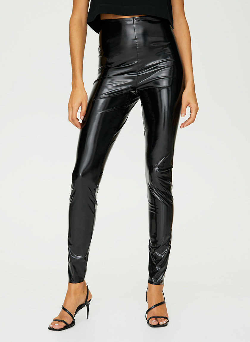 JEMMA PANT - High-rise, skinny vinyl pants JEMMA PANT - High-rise, skinny vinyl pants