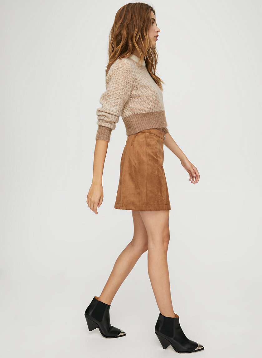 wilfred suede skirt