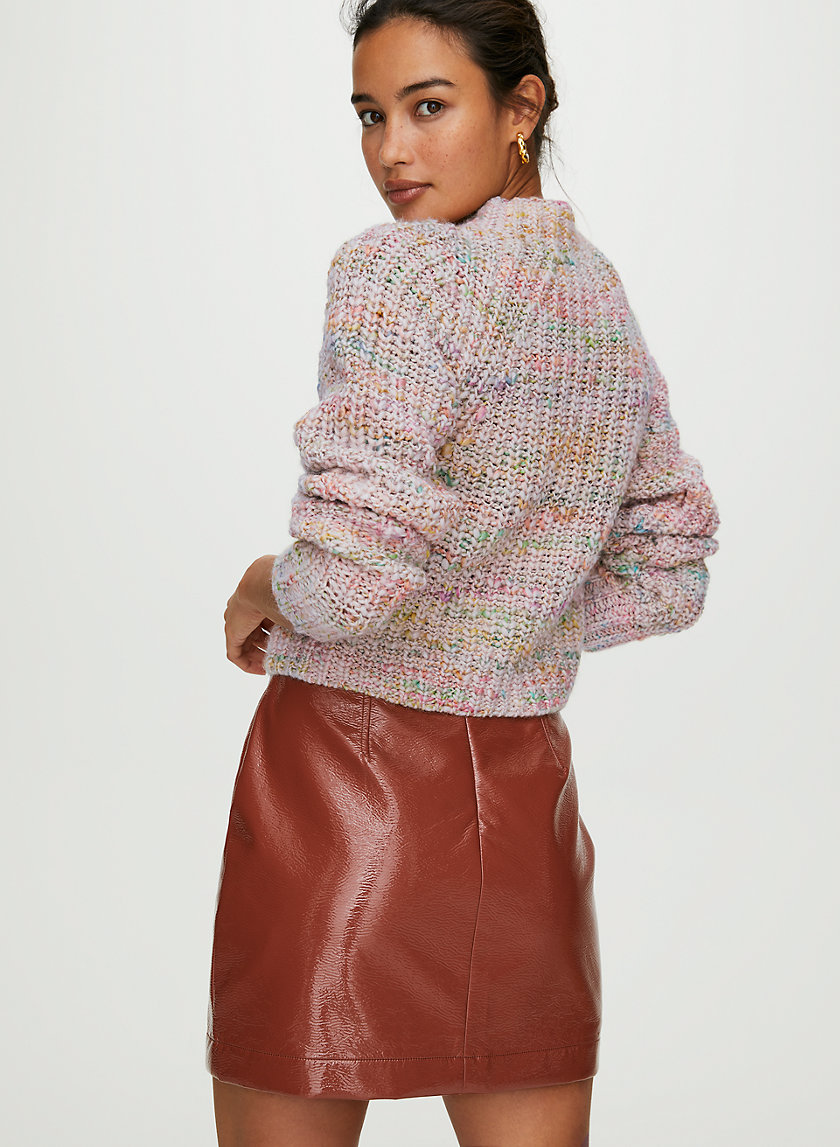 TEMPEST SKIRT - Vinyl mini skirt TEMPEST SKIRT - Vinyl mini skirt