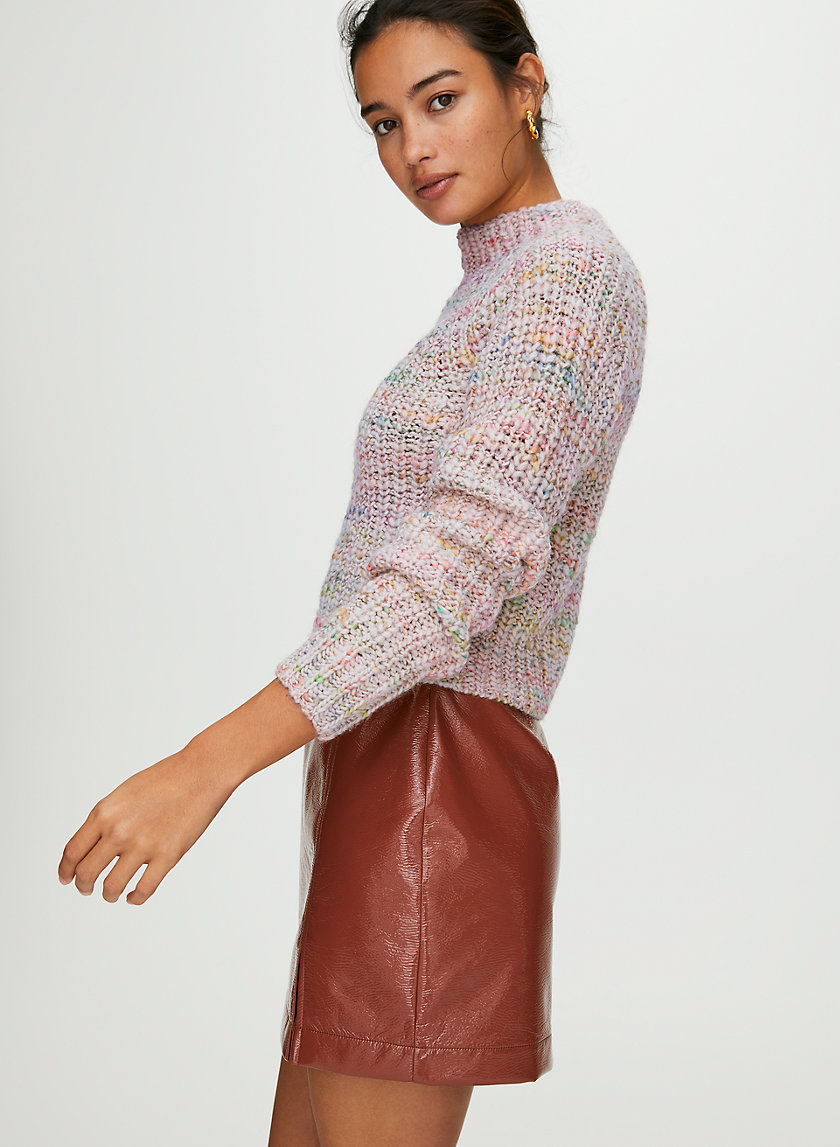 TEMPEST SKIRT - Vinyl mini skirt TEMPEST SKIRT - Vinyl mini skirt