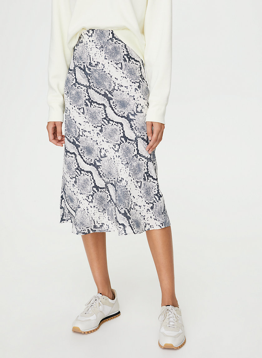 KYRA SKIRT - Python-print slip skirt KYRA SKIRT - Python-print slip skirt