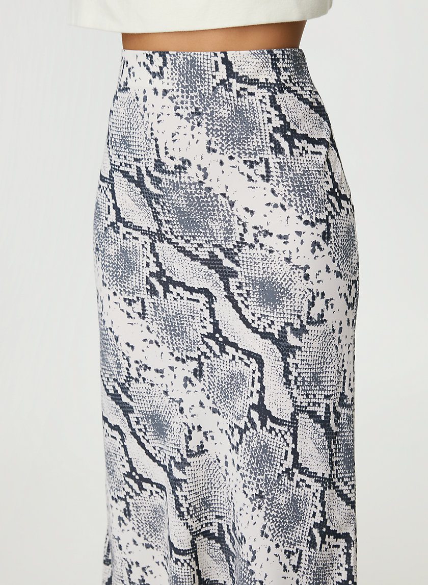 KYRA SKIRT - Python-print slip skirt KYRA SKIRT - Python-print slip skirt