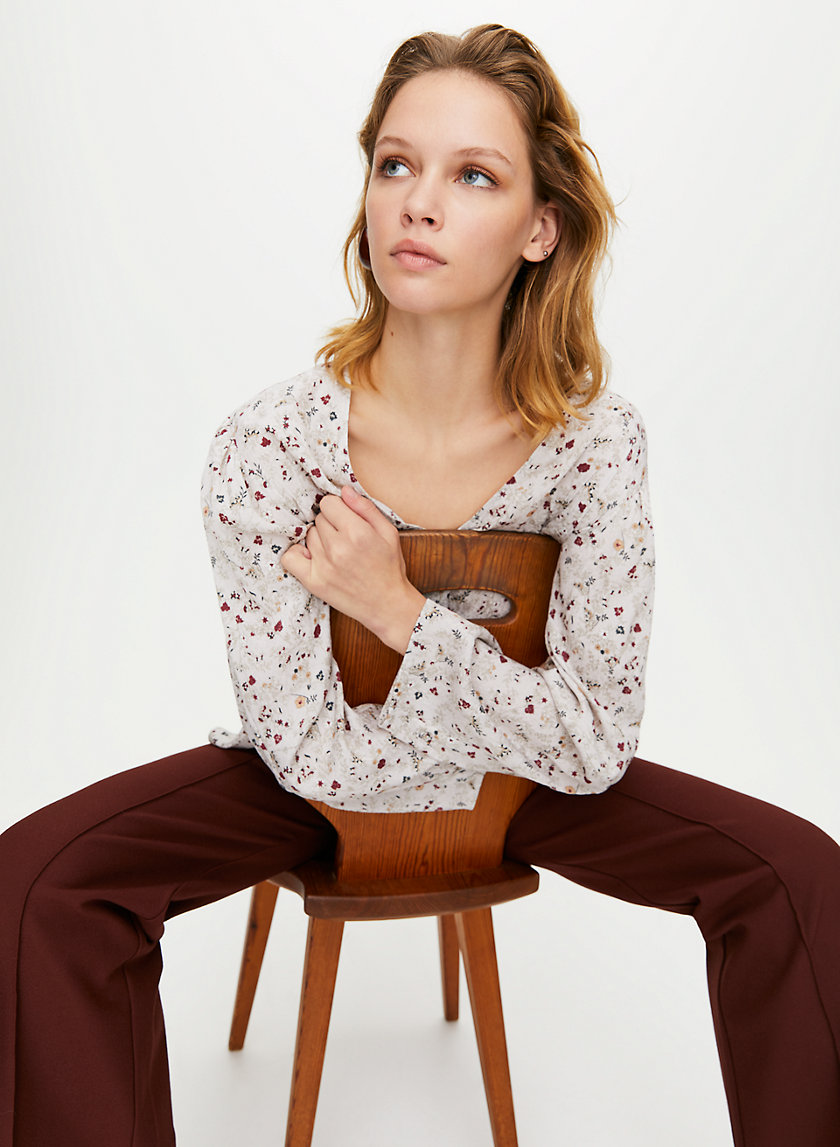 CAMPARI BLOUSE - Long-sleeve peplum blouse CAMPARI BLOUSE - Long-sleeve peplum blouse