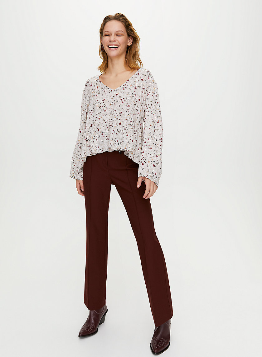 CAMPARI BLOUSE - Long-sleeve peplum blouse CAMPARI BLOUSE - Long-sleeve peplum blouse