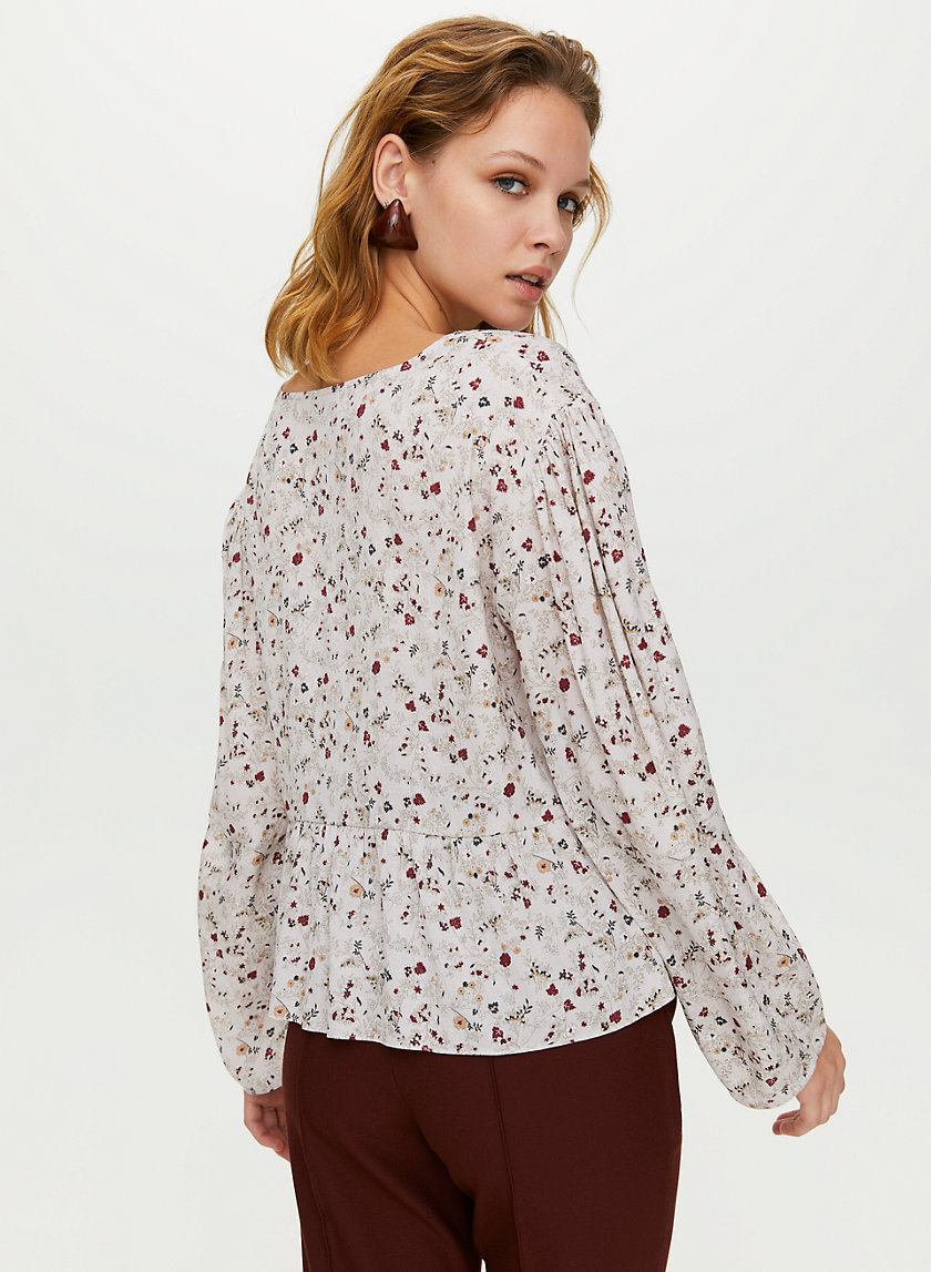 CAMPARI BLOUSE - Long-sleeve peplum blouse CAMPARI BLOUSE - Long-sleeve peplum blouse