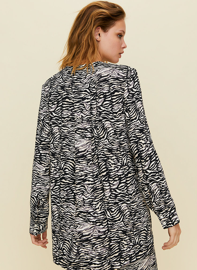 PALOMA BLOUSE - Long-sleeve zebra-print blouse PALOMA BLOUSE - Long-sleeve zebra-print blouse