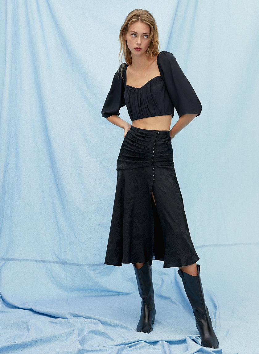 SAMBA BLOUSE - Puff-sleeve bustier blouse SAMBA BLOUSE - Puff-sleeve bustier blouse