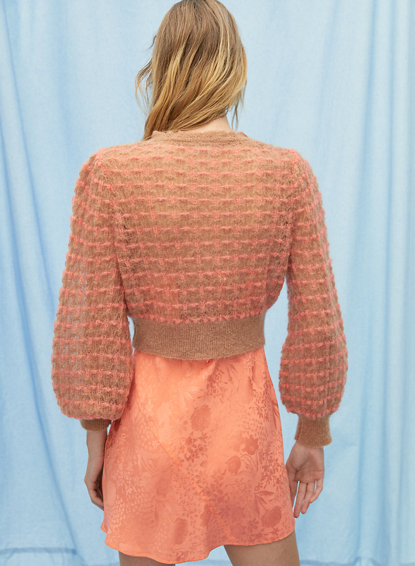 POLKA SWEATER - Crew-neck pointelle sweater POLKA SWEATER - Crew-neck pointelle sweater