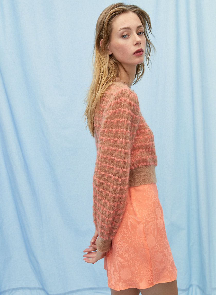 POLKA SWEATER - Crew-neck pointelle sweater POLKA SWEATER - Crew-neck pointelle sweater
