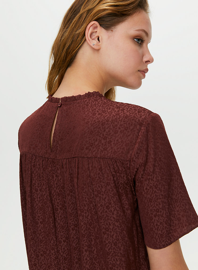 CAMPARI DRESS - Ruffled chiffon shift dress CAMPARI DRESS - Ruffled chiffon shift dress