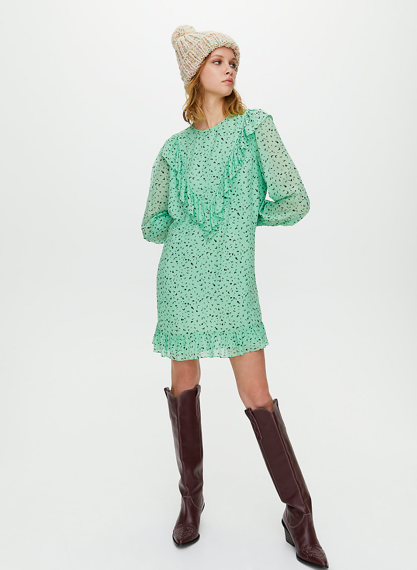 GIMLET DRESS - Ruffled shift dress GIMLET DRESS - Ruffled shift dress