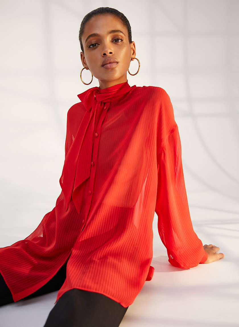 LUXEMBOURG BLOUSE - Oversized button-up blouse LUXEMBOURG BLOUSE - Oversized button-up blouse