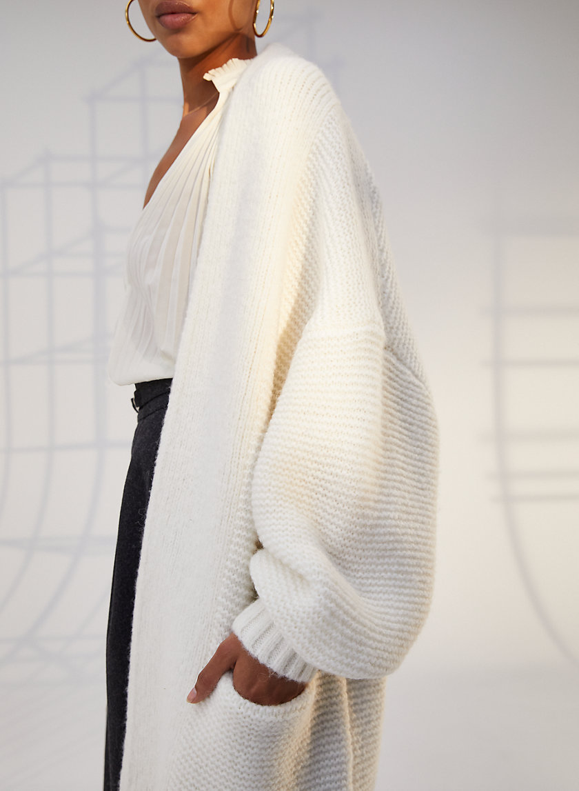 GRIFFITH CARDIGAN - Oversized wool cardigan GRIFFITH CARDIGAN - Oversized wool cardigan