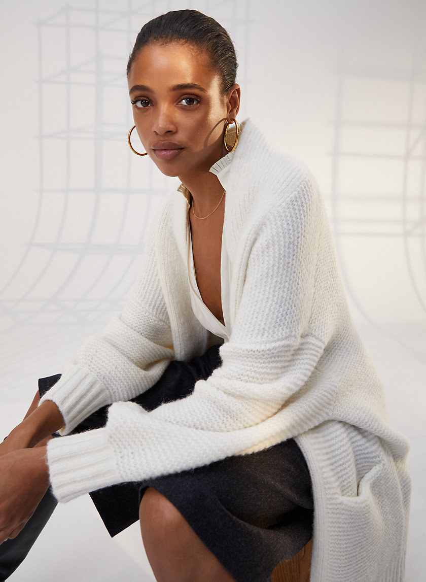 GRIFFITH CARDIGAN - Oversized wool cardigan GRIFFITH CARDIGAN - Oversized wool cardigan