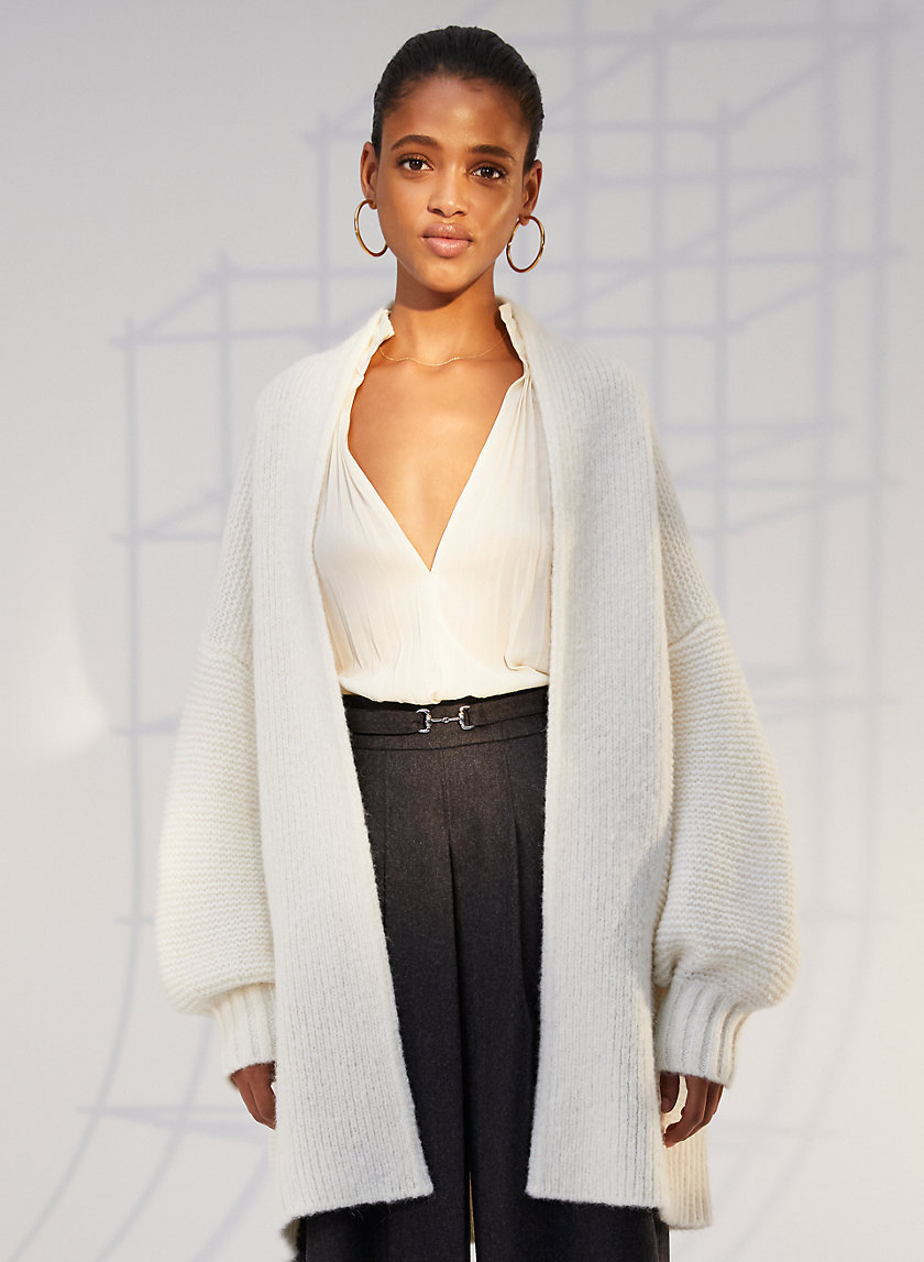 GRIFFITH CARDIGAN - Oversized wool cardigan GRIFFITH CARDIGAN - Oversized wool cardigan