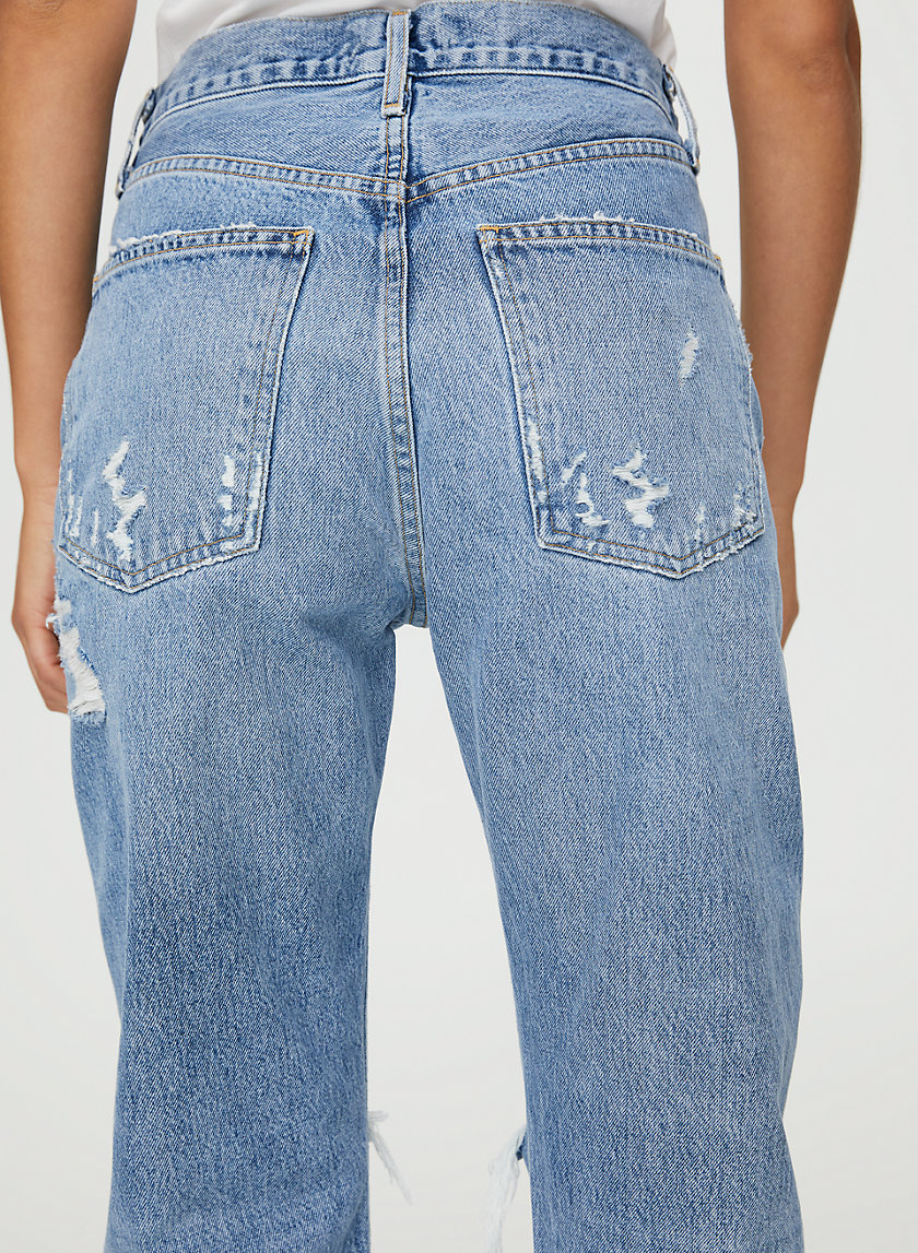 90S JEAN - High-waisted, ripped jean 90S JEAN - High-waisted, ripped jean