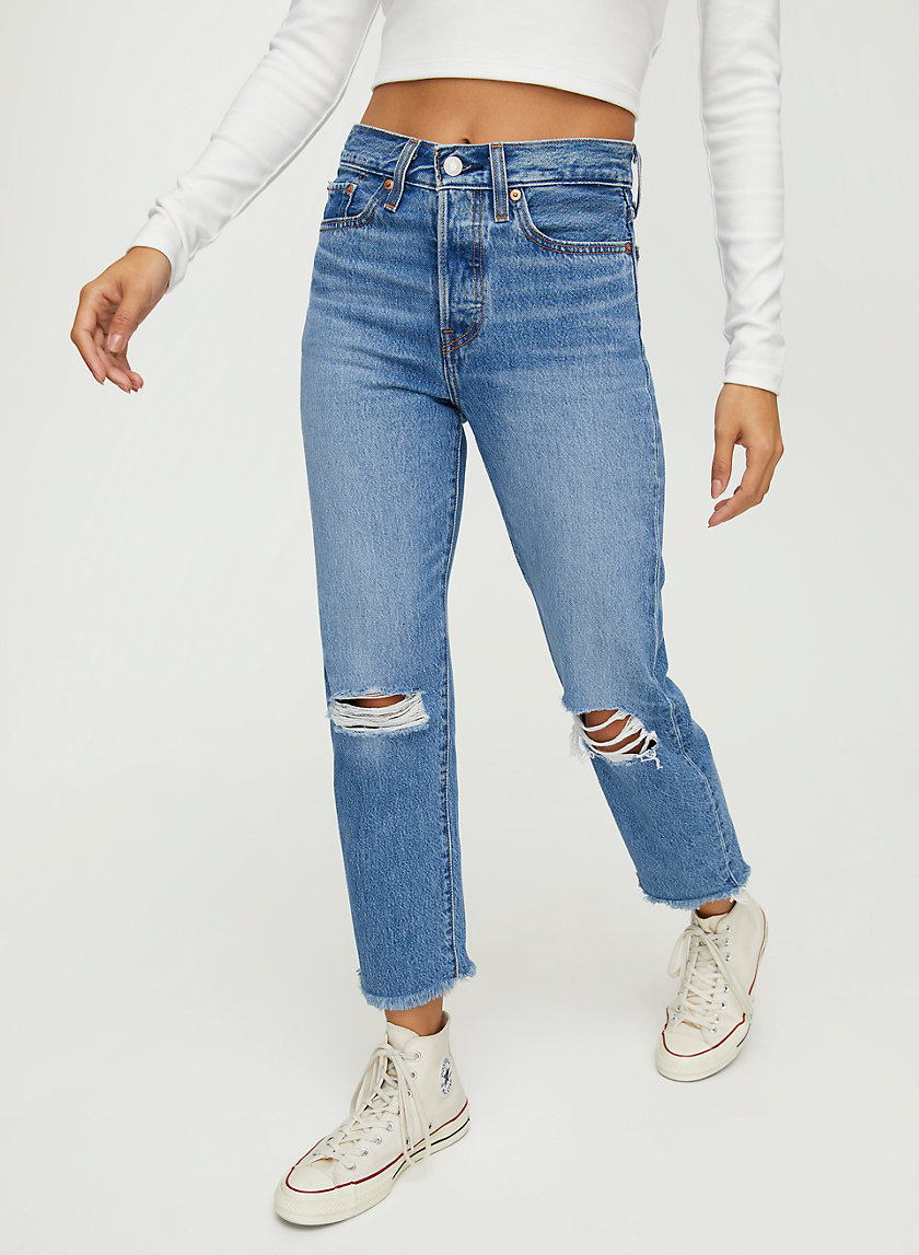 WEDGIE STRAIGHT - Distressed straight-leg jean WEDGIE STRAIGHT - Distressed straight-leg jean