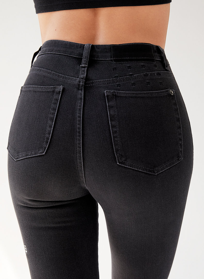 HI N WASTED NOIR FLASH - High-waisted skinny jean HI N WASTED NOIR FLASH - High-waisted skinny jean