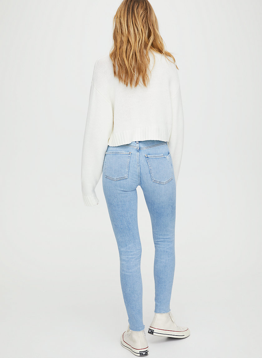 SOPHIE ANKLE FACET - High-waisted skinny jeans SOPHIE ANKLE FACET - High-waisted skinny jeans