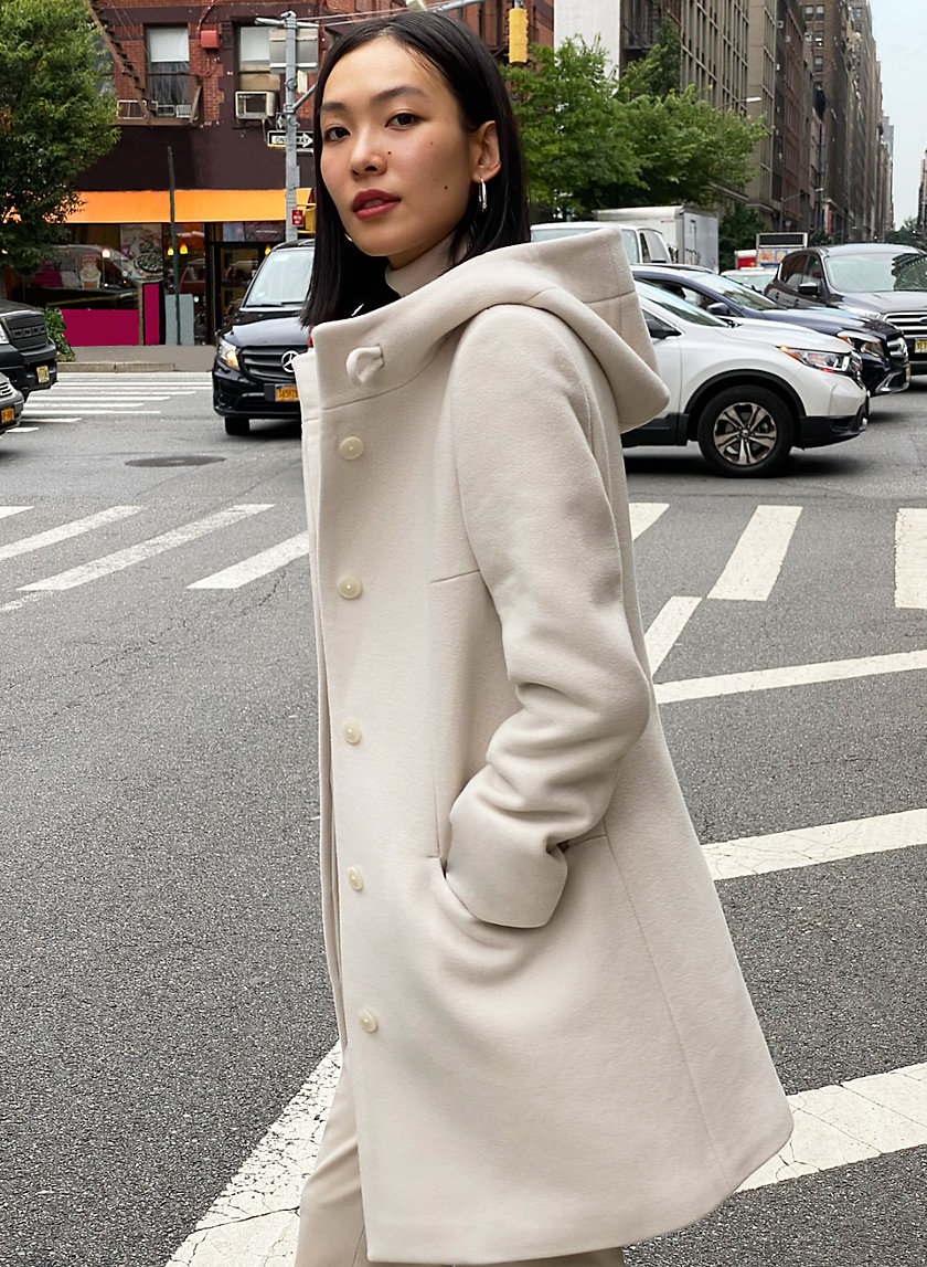 aritzia pearce wool coat review