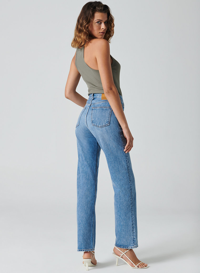 Denim Forum THE PATTI MID RISE STRAIGHT 