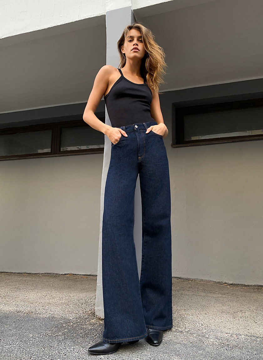 Denim Forum THE COCO HIGH RISE WIDE LEG 