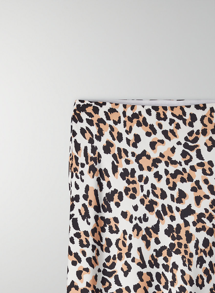 aritzia cheetah skirt