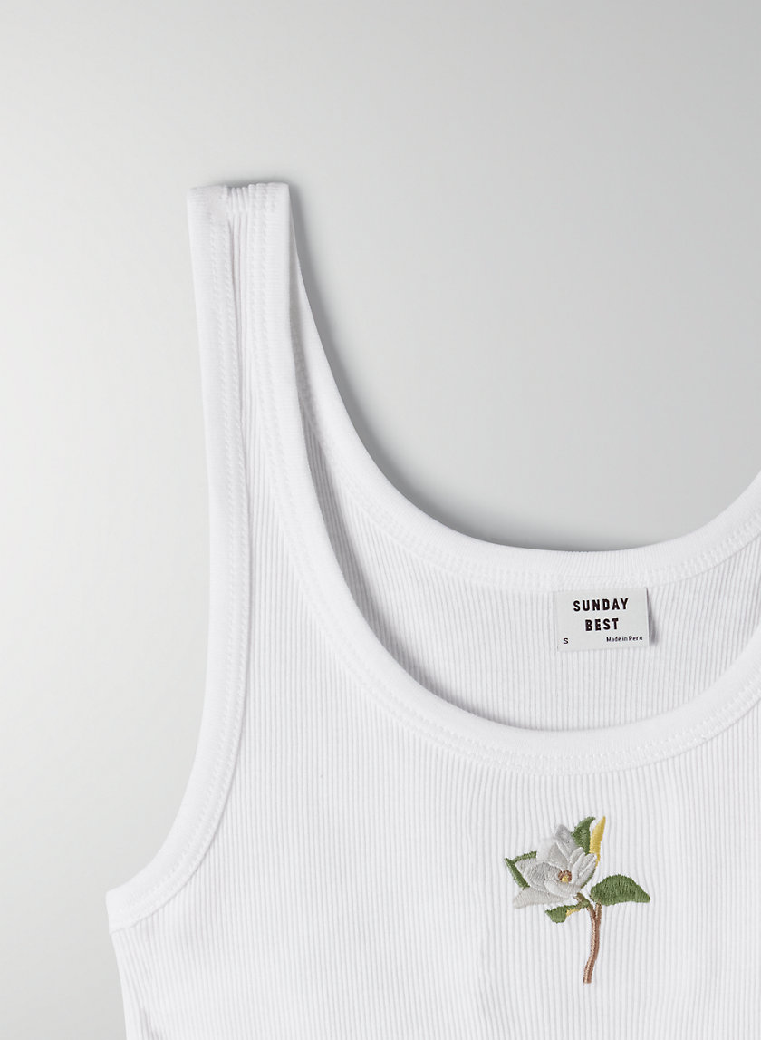 Urban Outfitters Mlb New York Yankees Embroidered Tank Top in White