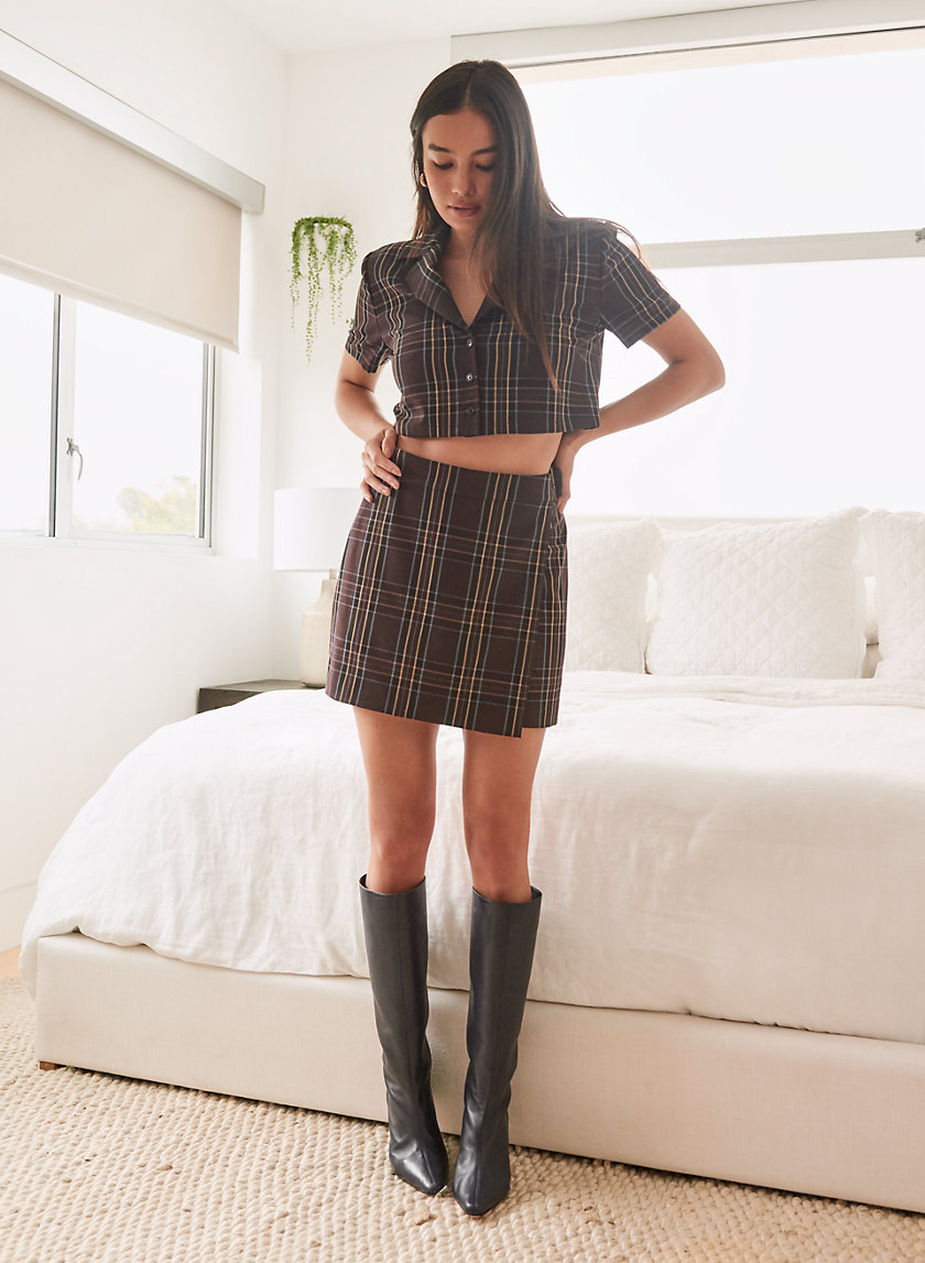 Plaid 2024 skirt aritzia