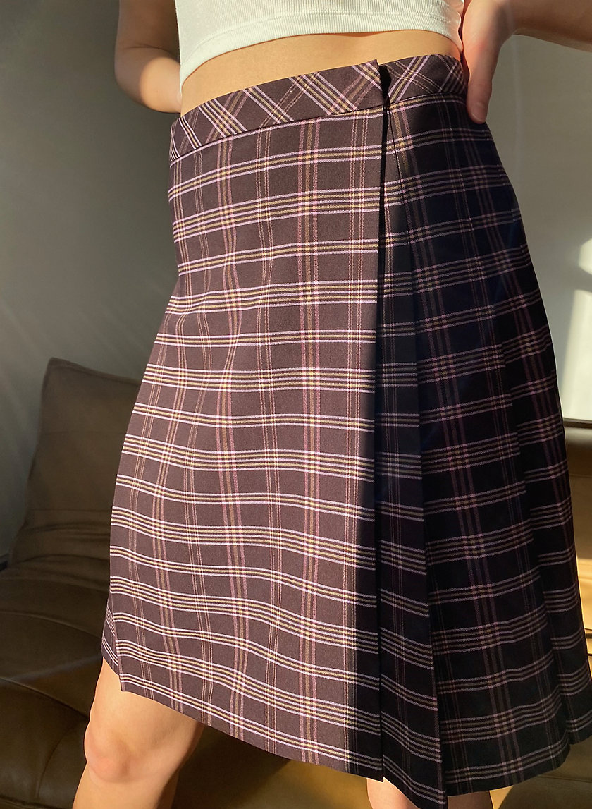 Cherry croco skirt