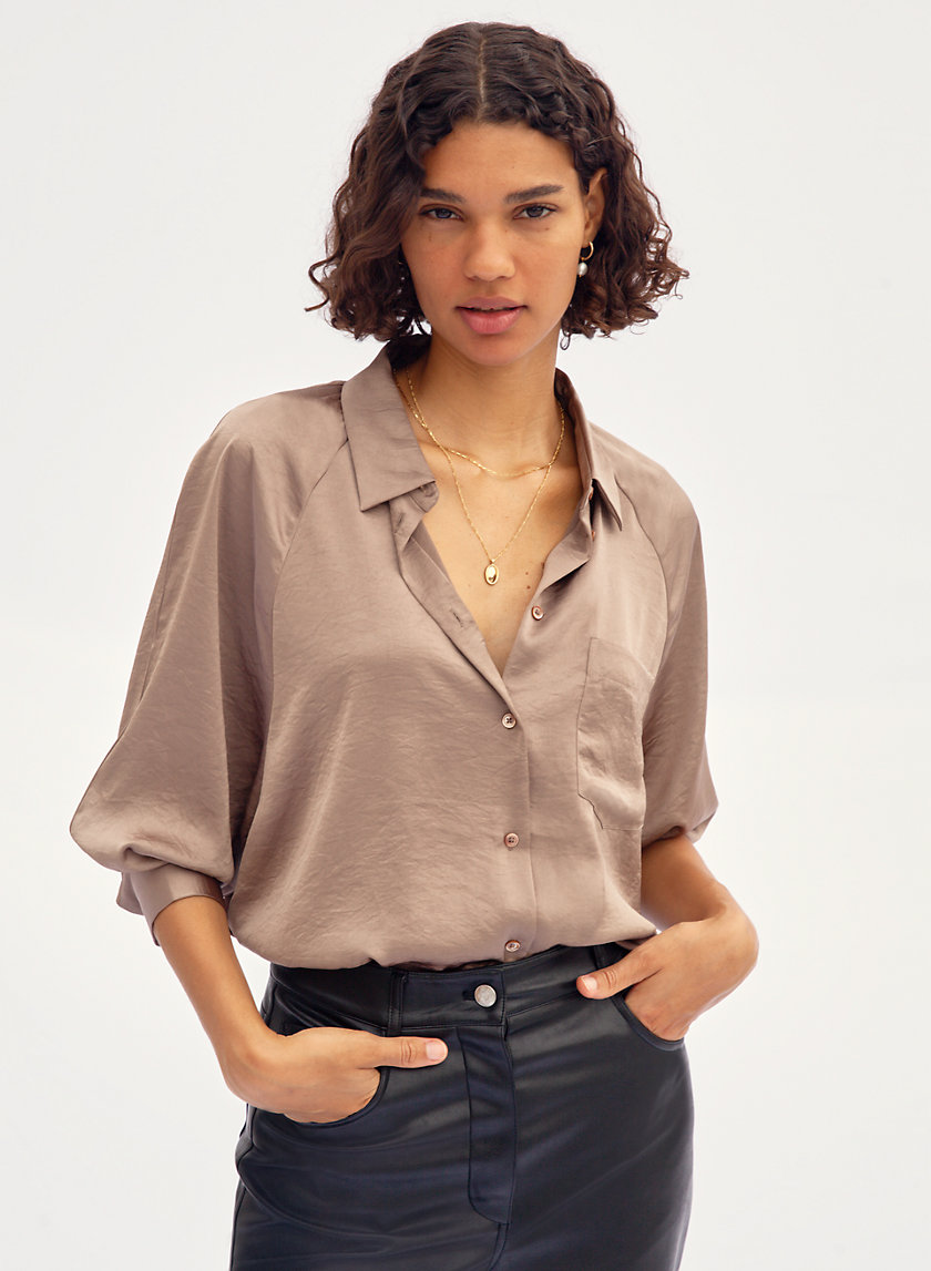 Wilfred RELAXED BUTTON-UP | Aritzia CA